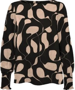 VERO MODA VMLYDIA LS SMOCK TOP WVN Dames Top - Maat M -Vero Moda 1000x1200 1