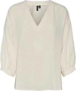 VERO MODA VMPYE 3/4 TOP WVN BTQ GA Dames - Maat M