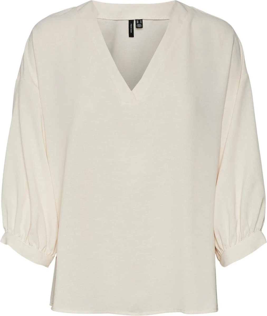 VERO MODA VMPYE 3/4 TOP WVN BTQ GA Dames - Maat M 1 VERO MODA VMPYE 3/4 TOP WVN BTQ GA Dames - Maat M