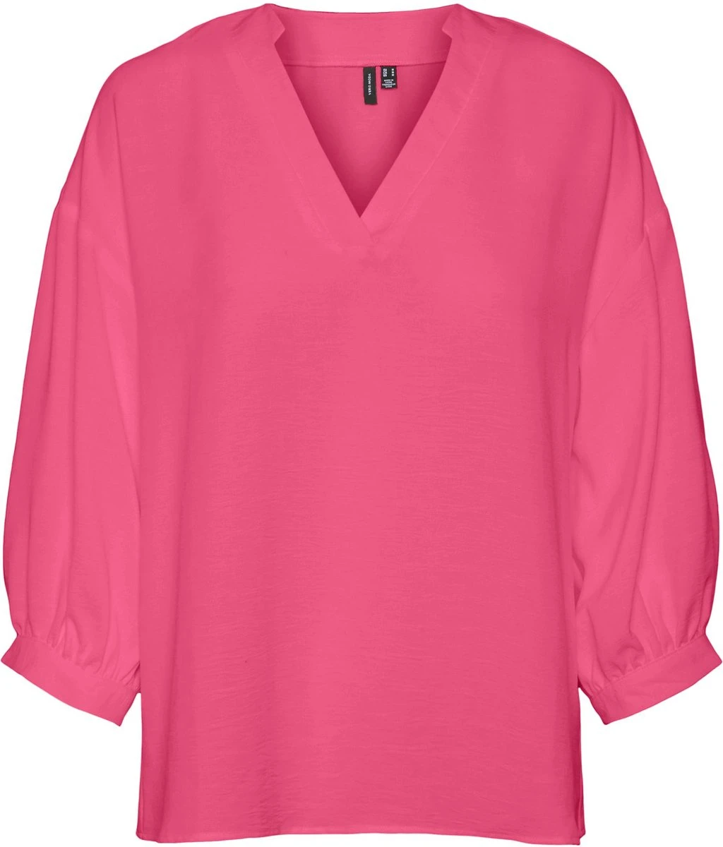 Vero Moda VMSKYE 34 TOP Dames Top Hot Pink Pink - Maat L