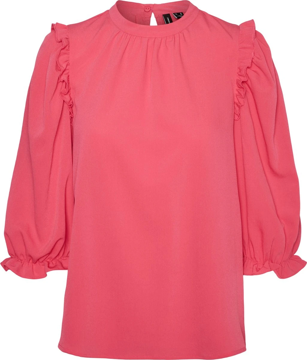 VERO MODA VMOLIVIA TOP WVN GA Dames Top - Maat L 1 VERO MODA VMOLIVIA TOP WVN GA Dames Top - Maat L