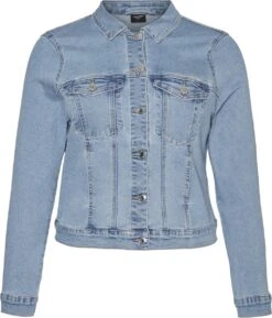 VERO MODA VMRUNA LS SLIM DNM JCK MIX GA CUR NOOS Dames Jas - Maat 48