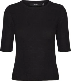 VERO MODA VMNEWLEXSUN 2/4 TIGHT Ronde Hals BLOUSE GA Dames - Maat S