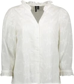 VERO MODA VMSALA 3/4 SHIRT WVN BTQ Dames Blouse - Maat L