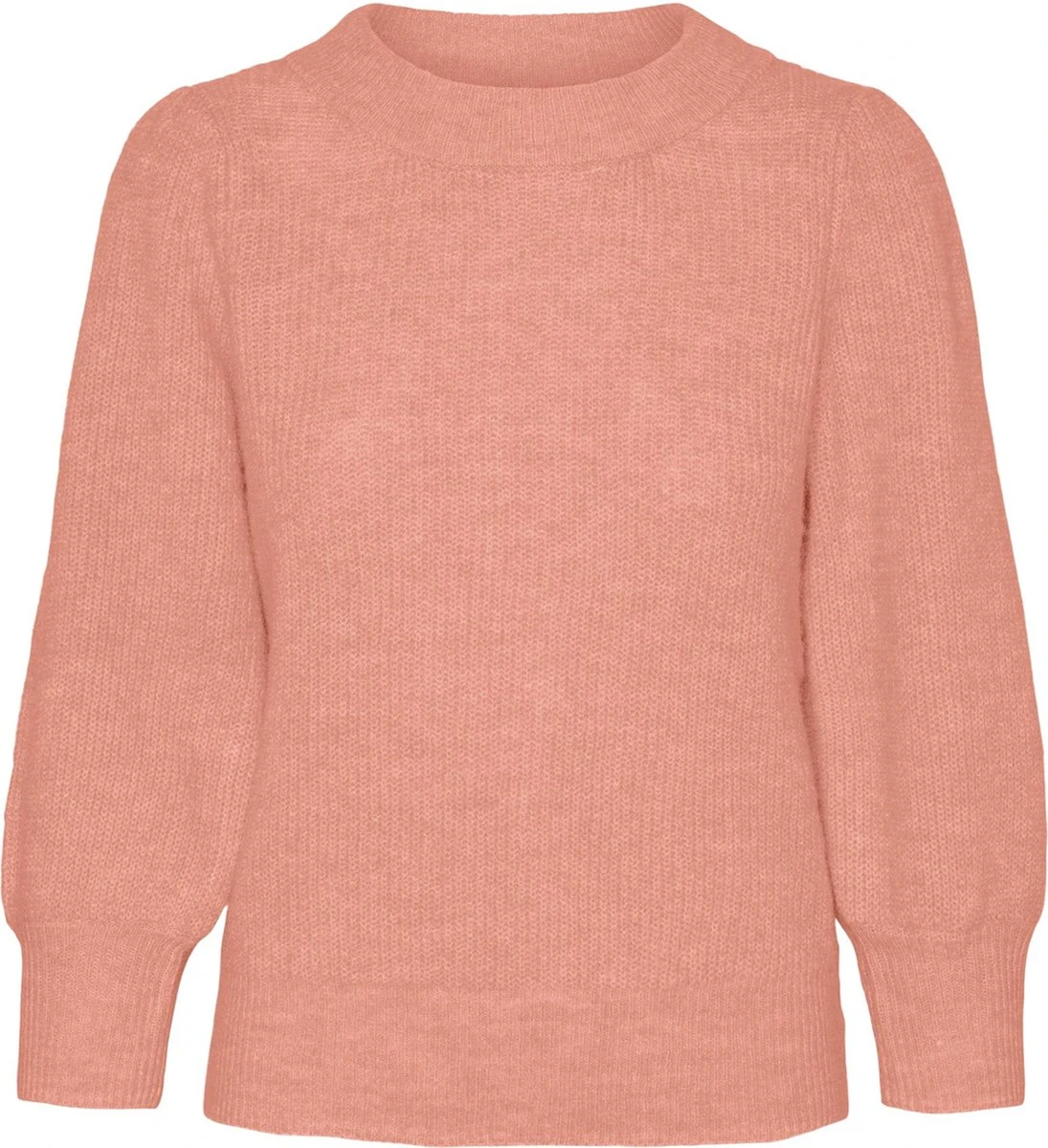 Vero Moda Trui Vmvigga 3/4 Rib Pullover Ga Boo Rep 10277742 Georgia Peach Dames Maat - M 1 Vero Moda Trui Vmvigga 3/4 Rib Pullover Ga Boo Rep 10277742 Georgia Peach Dames Maat - M
