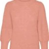 Vero Moda Trui Vmvigga 3/4 Rib Pullover Ga Boo Rep 10277742 Georgia Peach Dames Maat - S
