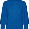 Vero Moda VMVIGGA 3/4 RIB PULLOVER GA BOO REP Dames Trui Skydiver - Maat S