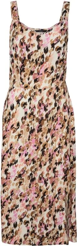Vero Moda Jurk Vmeasy Strap Calf Dress R1 Wvn Ga 10286786 Tigers Eye/ina Dames Maat - M