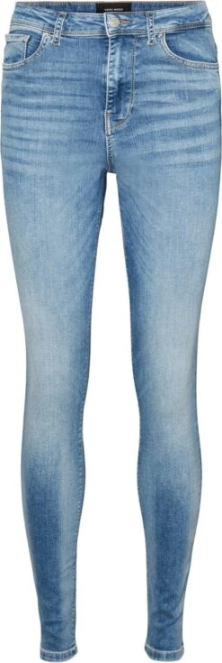 Vero Moda VMSOPHIA HR SKINNY JEANS RI351 Dames Jeans Light Blue Denim - Maat M X L30