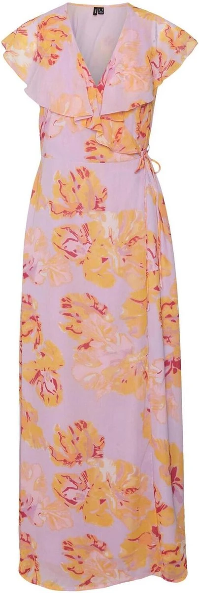 Vero Moda Jurk Vmhope Dino Sl Long Dress Wvn Ce 10287719 Orchid Bloom/hope Dames Maat - M 1 Vero Moda Jurk Vmhope Dino Sl Long Dress Wvn Ce 10287719 Orchid Bloom/hope Dames Maat - M