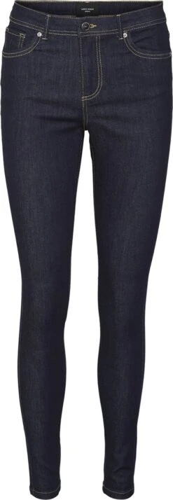 VERO MODA VMTANYA MR S PIPING JEANS VI3244 Dames Jeans - Maat XS X L34