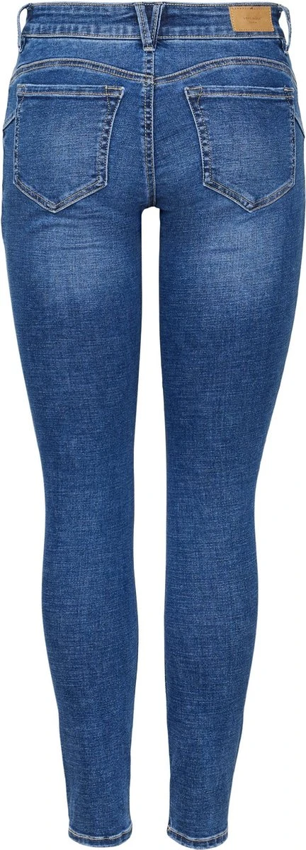 Vero Moda VMROBYN LR SKINNY PUSHUP JNS LI399 Dames Jeans Medium Blue Denim - Maat M X L30 2 Vero Moda VMROBYN LR SKINNY PUSHUP JNS LI399 Dames Jeans Medium Blue Denim - Maat M X L30 - Afbeelding 2