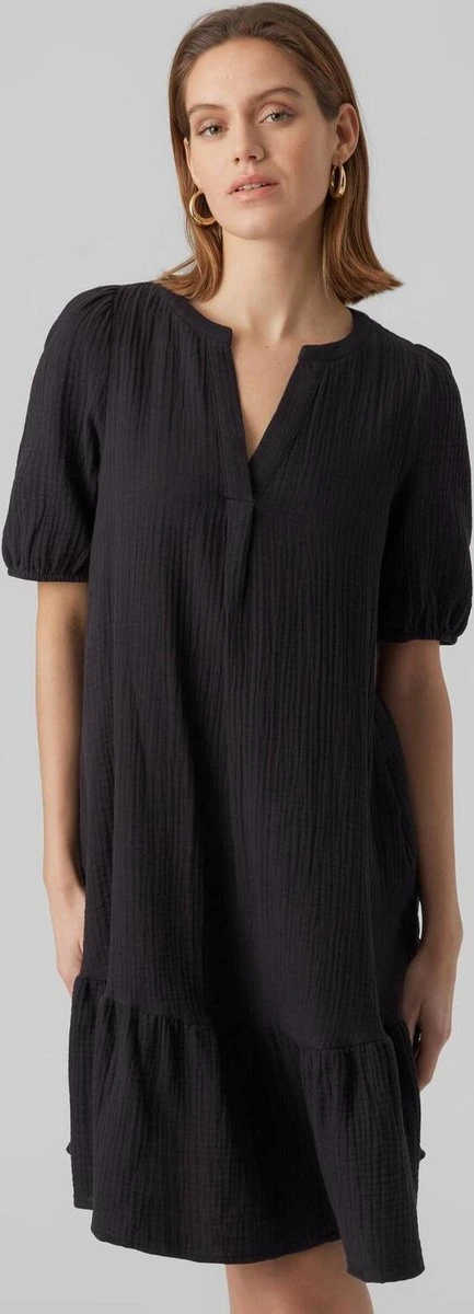 VERO MODA VMNATALI 2/4 ABK DRESS Dames Jurk - Maat M 5 VERO MODA VMNATALI 2/4 ABK DRESS Dames Jurk - Maat M - Afbeelding 5