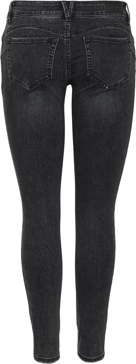 Vero Moda VMROBYN LR SKINNY PUSHUP JNS LI128 Dames Jeans Black Denim - Maat M X L32 2 Vero Moda VMROBYN LR SKINNY PUSHUP JNS LI128 Dames Jeans Black Denim - Maat M X L32 - Afbeelding 2
