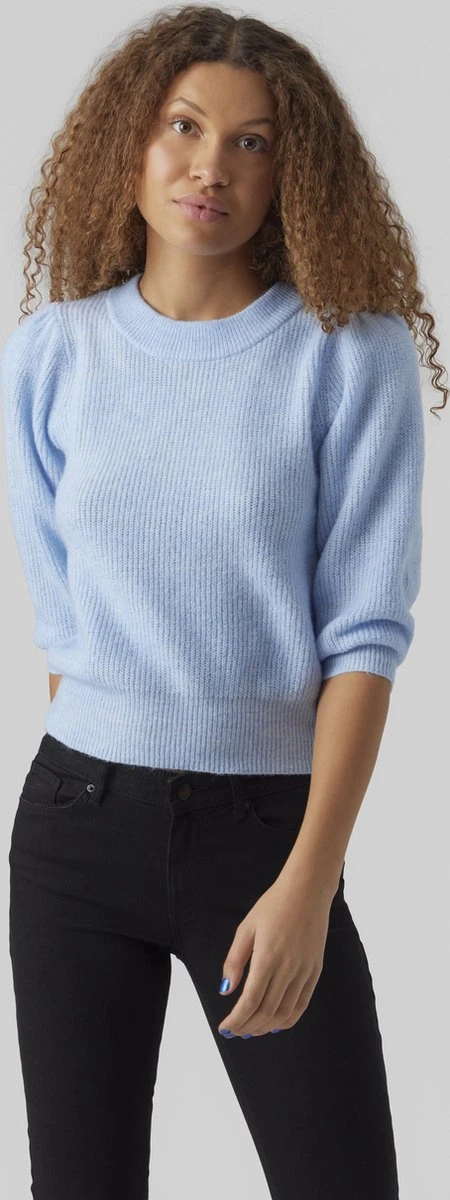 VERO MODA VMVIGGA 3/4 RIB PULLOVER GA BOO REP Dames Trui - Maat L 2 VERO MODA VMVIGGA 3/4 RIB PULLOVER GA BOO REP Dames Trui - Maat L - Afbeelding 2