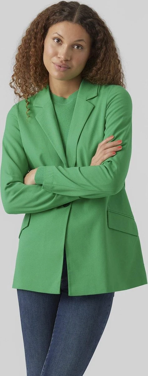 Vero Moda Blazer Vmlistakia Ls Solid Blazer Boo 10279719 Bright Green Dames Maat - XS 10 Vero Moda Blazer Vmlistakia Ls Solid Blazer Boo 10279719 Bright Green Dames Maat - XS - Afbeelding 10