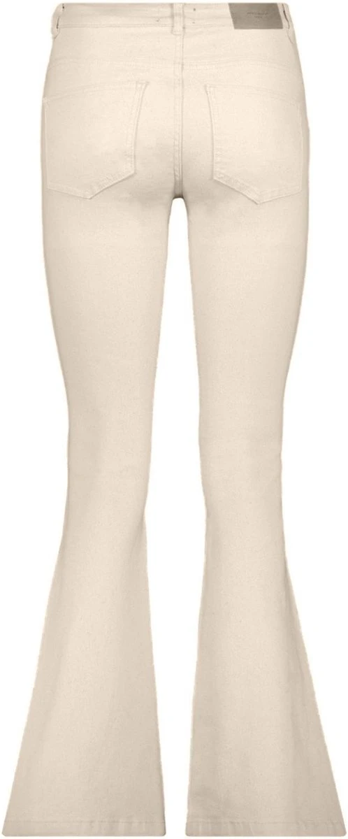 VERO MODA VMSCARLET MR SKINNY FLARED JEANS ECRU Dames Jeans - Maat L X L32 3 VERO MODA VMSCARLET MR SKINNY FLARED JEANS ECRU Dames Jeans - Maat L X L32 - Afbeelding 3