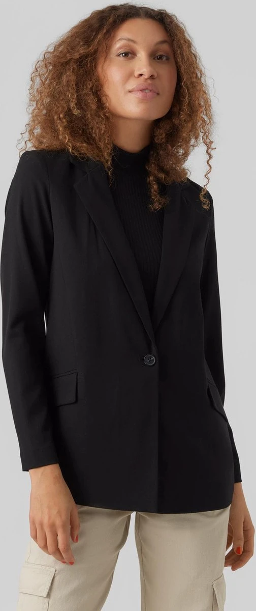 Vero Moda Blazer Vmlistakia Ls Solid Blazer Boo 10279719 Black Dames Maat - M 6 Vero Moda Blazer Vmlistakia Ls Solid Blazer Boo 10279719 Black Dames Maat - M - Afbeelding 6