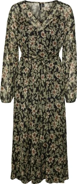VERO MODA VMLIA L/S 7/8 DRESS WVN BTQ Dames Jurk - Maat XL