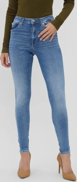 Vero Moda VMSOPHIA HR SKINNY JEANS RI351 Dames Jeans Light Blue Denim - Maat M X L30 -Vero Moda 509x1200 2