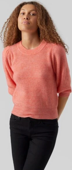 Vero Moda Trui Vmvigga 3/4 Rib Pullover Ga Boo Rep 10277742 Georgia Peach Dames Maat - M 22 Vero Moda Trui Vmvigga 3/4 Rib Pullover Ga Boo Rep 10277742 Georgia Peach Dames Maat - M -Vero Moda 511x1200