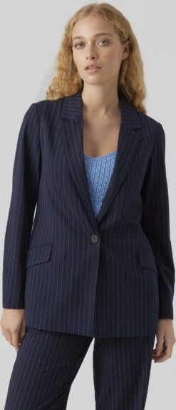 VERO MODA VMLISTAKIA LS PINSTRIPE BLAZER BOO Dames Blazer - Maat XL 9 VERO MODA VMLISTAKIA LS PINSTRIPE BLAZER BOO Dames Blazer - Maat XL -Vero Moda 515x1200 2