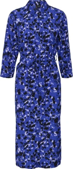 VERO MODA VMHENNAS 3/4 CALF SHIRT DRESS VIP Dames Jurk - Maat M