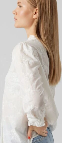 VERO MODA VMSALA 3/4 SHIRT WVN BTQ Dames Blouse - Maat M -Vero Moda 522x1200 2