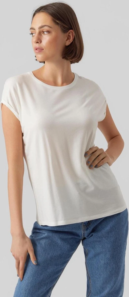 VERO MODA VMAVA PLAIN SS TOP GAJRS NOOS Dames T-shirt - Maat XXL 2 VERO MODA VMAVA PLAIN SS TOP GAJRS NOOS Dames T-shirt - Maat XXL - Afbeelding 2