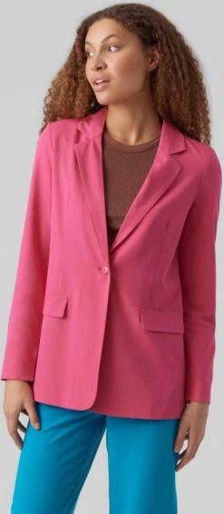 Vero Moda Blazer Vmzelda Ls Blazer Noos 10259211 Pink Yarrow Dames Maat - 42
