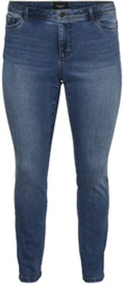 VERO MODA VMFANYA SLIM JEANS MB GA CUR NOOS Dames Jeans - Maat W46 X L32