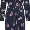 Vero Moda Jurk Vmlydia Ls Calf Shirt Dress Wvn 10278874 Navy Blazer Dames Maat - M