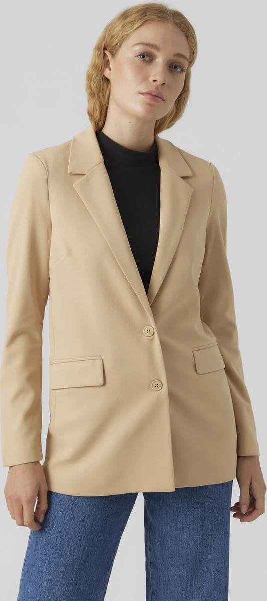 VERO MODA VMZAMIRA LS LOOSE BLAZER GA NOOS Dames Blazer - Maat XL 2 VERO MODA VMZAMIRA LS LOOSE BLAZER GA NOOS Dames Blazer - Maat XL - Afbeelding 2