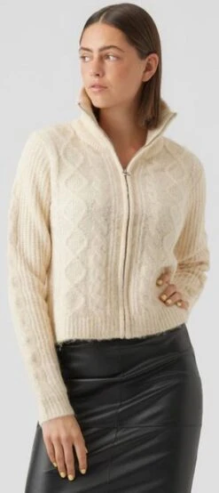 VERO MODA VMALBA LS ZIP CARDIGAN GA BOO Dames Vest - Maat L -Vero Moda 535x1200 4
