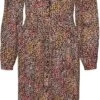 VERO MODA VMLOTUS L/S SHIRT DRESS WVN GA BTQ Dames Jurk - Maat S