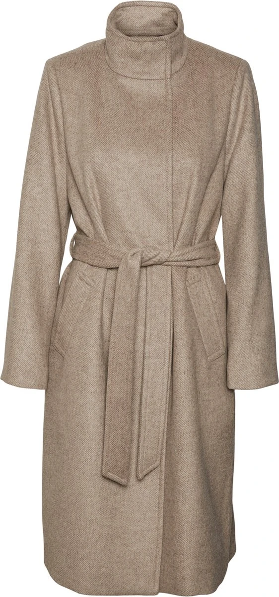 VERO MODA VMTWODOPE VERA LONG WOOL COAT GA NOOS Dames Jas - Maat S 6 VERO MODA VMTWODOPE VERA LONG WOOL COAT GA NOOS Dames Jas - Maat S - Afbeelding 6
