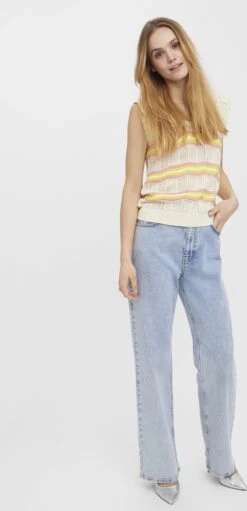 Vero Moda VMMINA SL FRILL BLOUSE Dames Blouse - Maat L -Vero Moda 580x1200