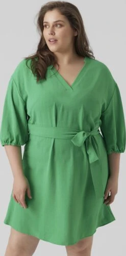 VERO MODA VMPYE 3/4 ABK DRESS WVN BTQ GA CUR Dames Jurk - Maat 44 -Vero Moda 590x1200