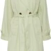 VERO MODA VMLOU LONG TRENCHCOAT NOOS Dames Trenchcoat Reseda - Maat XXL