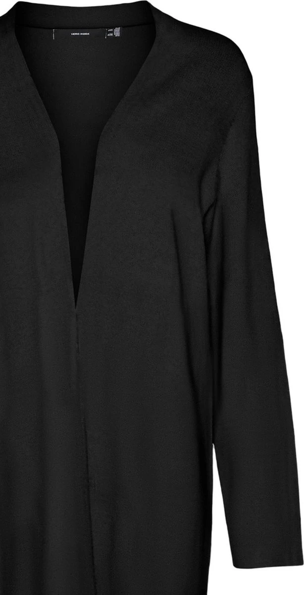 VERO MODA VMGOLD NEEDLE LS LONG OPEN COATIGAN Dames Vest - Maat L 2 VERO MODA VMGOLD NEEDLE LS LONG OPEN COATIGAN Dames Vest - Maat L - Afbeelding 2