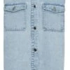 Vero Moda VMPHILINA OVERSIZE DENIM VEST Dames Gilet Light Blue Denim - Maat M