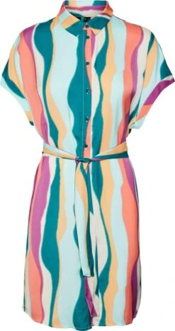 Vero Moda Jurk Vmtanya Cap Sleeve Abk Dress Wvn Lc 10291465 Everglade/tanya Dames Maat - XL