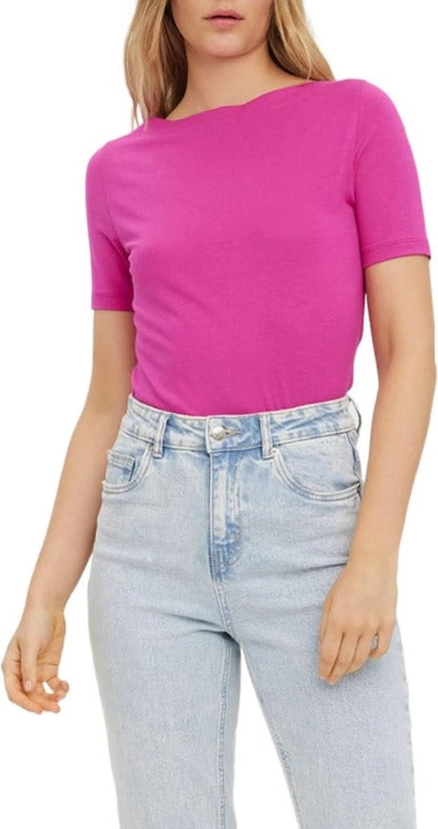 Vero Moda T-shirt Vmpanda Modal S/s Top Ga Noos 10231753 Black Dames Maat - L 13 Vero Moda T-shirt Vmpanda Modal S/s Top Ga Noos 10231753 Black Dames Maat - L - Afbeelding 13