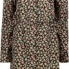 Vero Moda Jurk Vmingrid Ls Shirt Abk Dress Exp 10289936 Black Dames Maat - L