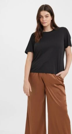 VERO MODA CURVE VMEVABIA SS TOP JRS CURVE Dames T-shirts - Maat L/50