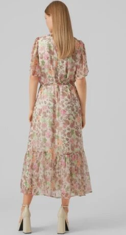 VERO MODA VMSILO SS 7/8 DRESS WVN BTQ Dames Jurk - Maat XS -Vero Moda 643x1200 1