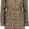 Vero Moda Jurk Vmingrid Ls Shirt Abk Dress Exp 10289936 Silver Mink Dames Maat - XL