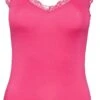 Vero Moda Top Vmrosa Sl Top Jrs Noos 10287348 Pink Yarrow Dames Maat - M