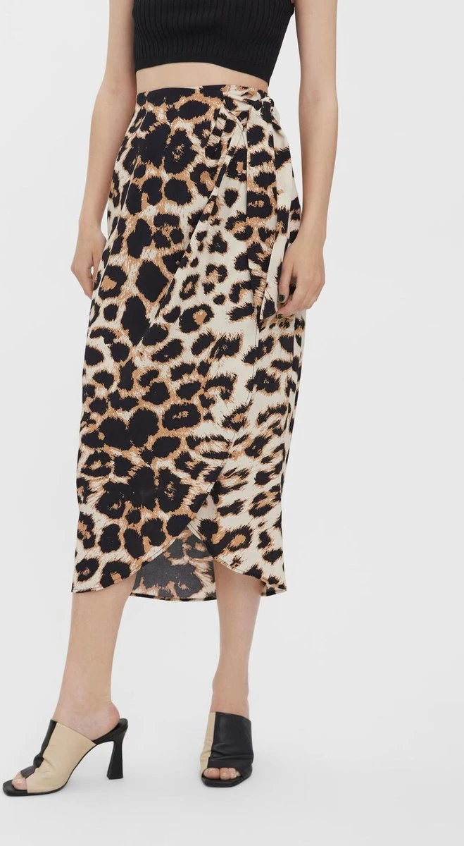 Vero Moda VMULINA HW CALF SARONG SKIRT VMA Dames Rok - Maat M 2 Vero Moda VMULINA HW CALF SARONG SKIRT VMA Dames Rok - Maat M - Afbeelding 2