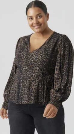 VERO MODA VMKITTIE MDOT LS WRAP TOP WVN CUR Dames Top - Maat 52 7 VERO MODA VMKITTIE MDOT LS WRAP TOP WVN CUR Dames Top - Maat 52 -Vero Moda 665x1200 3